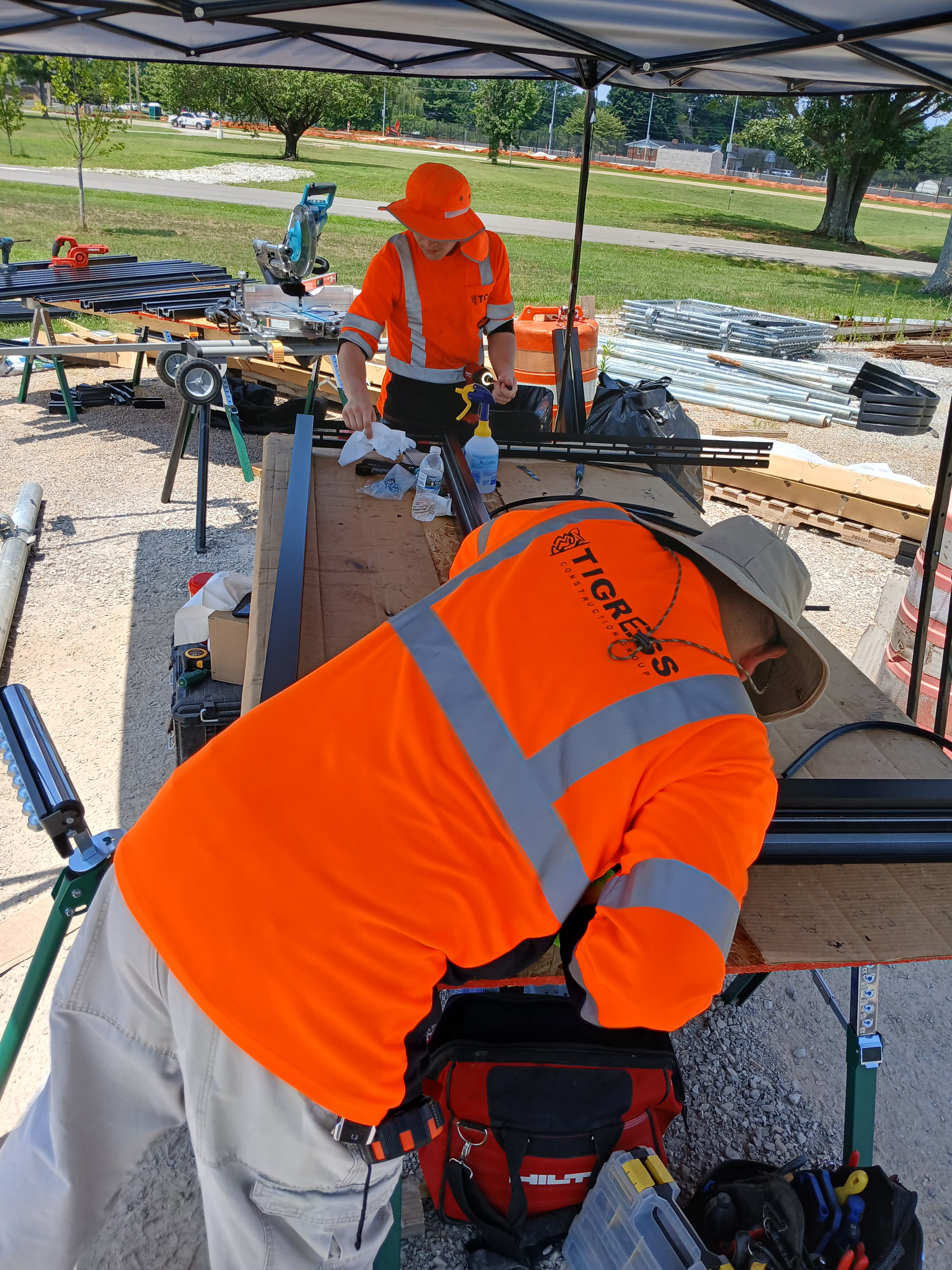 Installation process on site